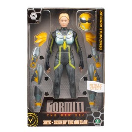 Gormiti GRV033 Articulated Figure 27 cm Scion with Armor, Model Air - Skye, for Ages 4+
