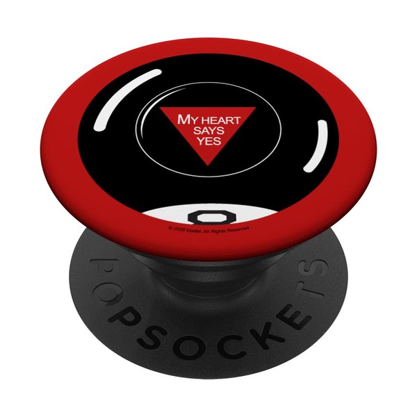 Magic 8 Ball Valentines My Heart Says Yes PopSockets Adhesive