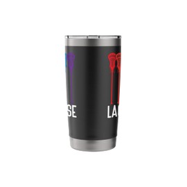 Lacrosse Lax Rainbow Sticks Lacrosse Stainless Steel Insulated Tumbler