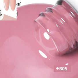 JODSONE 16.5ml Gel Polish Dusty Roses Gel Polish Nail Soak Off U V Nail Lamp Art Manicure Salon DIY Home Solid Color Gel Gift for Women Girls