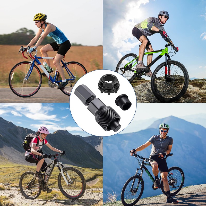 Bogoro Crank Remover Bicycle Black Crank Puller Bicycle Removable Bicycle