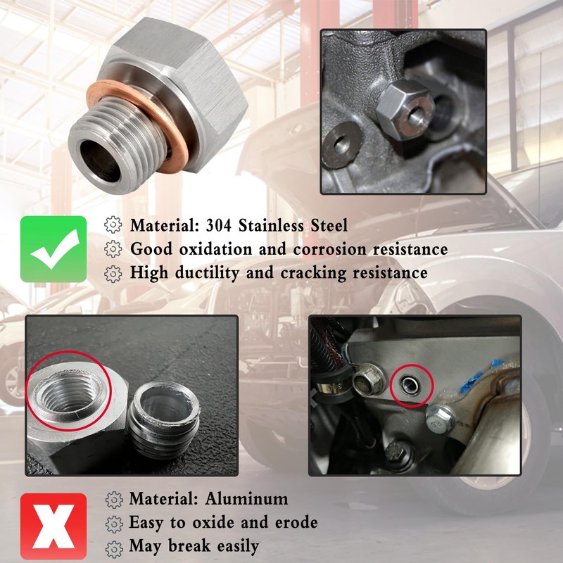 Oil Pressure Sensor Adapter for GM LS Series Engines LS1