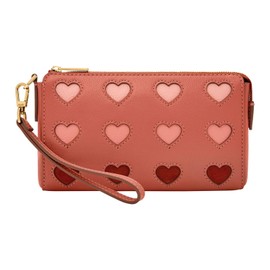 Fossil Ladies Wristlet Travel Accessories Travel Wallet Red, red