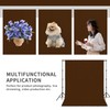 Easy-Going 5Wx7L ft Brown Background Muslin Backdrop, Photo Studio, Collapsible