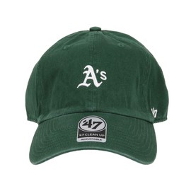 47 Cap, Mini Logo, Clean Up, Men's Ladies, Cap, Chibi Logo, Men's, Women's, Hat, Forty Seven Athletics, Dark Green, Dark Green, green