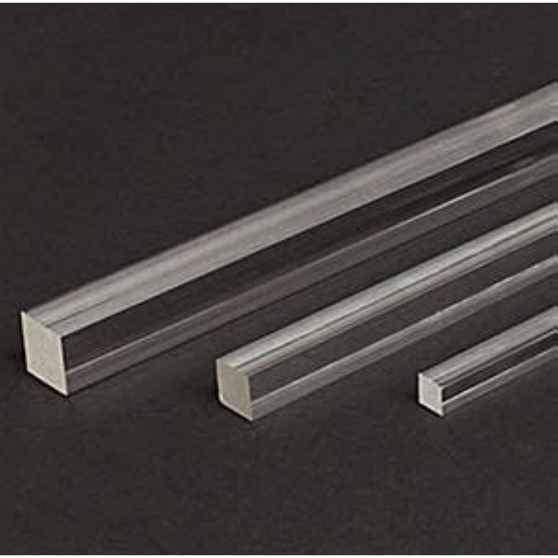 BIGIMALL Acrylic Sheet Rods Clear Transparent [10mm Thickness] x 12