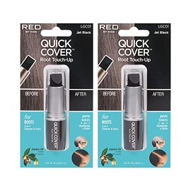 KISS Quick Cover Gray Hair Raíz Retoque Stick (2 unidades) - Negro azabache