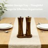 Amestar 2 Pack Acacia Wooden Salt and Pepper Grinder Set,