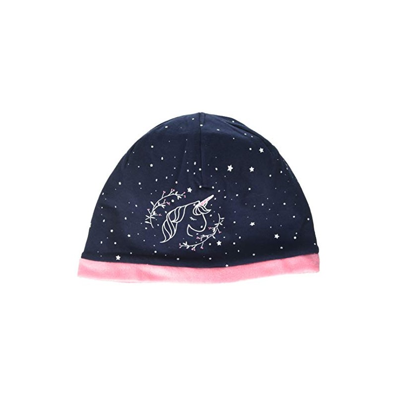 maximo Milanta Children's Beanie Winter Hat with Lining, Blue (Navy/Ebloom