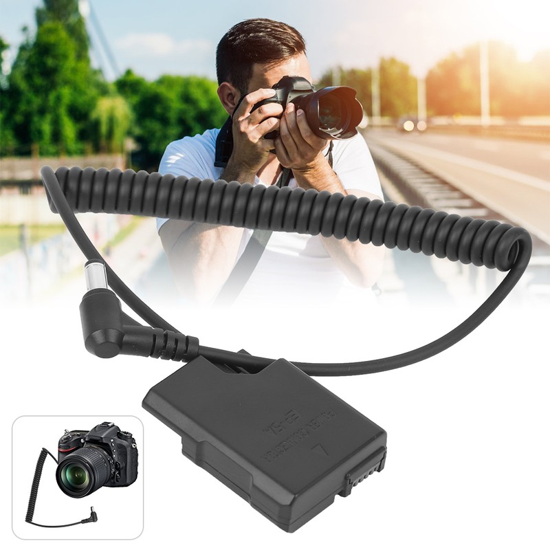 DC to ENEL14 Full Decoder Dummy Battery for Nikon D3400/D5200/D7100/D5100