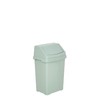 8L Litre Swing Bin Plastic Dustbin with Swing Top Lid
