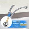 Dreyoo Kitchen Single Handle Faucet Repair Kit with RP212 Stainless