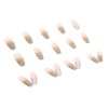 24pcs Fingernails Fresh Gradient Flash Long Nail Tips