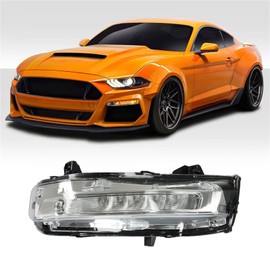 labwork Replacement for Mustang 2018-2020 Left Driver Side Front Fog Light DRL With Turn Signal JR3Z13201A JR3Z13200B