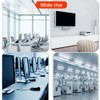 33Ft Spiral Cable Wrap - White Cord Covers Bundle Sleeve