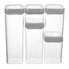 DRW Kitchen Tin 1700 ml Acrylic with Airtight Seal in