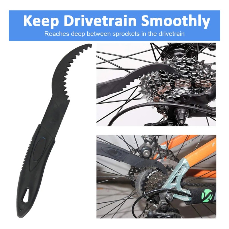 Kit De Cepillos Limpiadores De Cadenas Para Bicicletas Con H