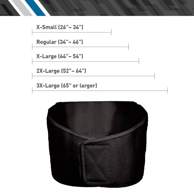 BodyMed Sure-Fit™ Two-Pull Lumbosacral Support, Black, 3X-Large – Lower Back