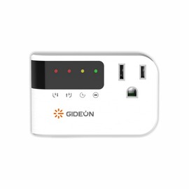 GIDEON Single Outlet Surge Protector, 900J Voltage Protector with LED Digital Display, 15A 1800W Wall Plug for Refrigerator, TV, PC & Home Appliances, Protects Against Power Surges, 120V