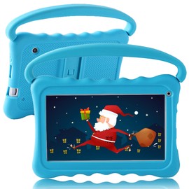 UJoyFeel Kids Tablet 7 inch Toddler Tablet for Kids Edition Tablet with WiFi Dual Camera Children's Tablet for Toddlers 32GB Android with Parental Controls Shockproof Case Tablet for kids ages 3-14(Blue