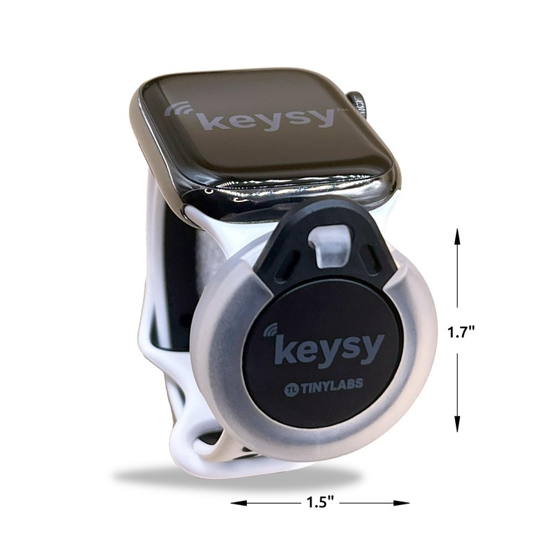 Keysy Key Fob Holder for Watch Band RFID (Clear)