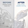 Plastic Ice Scoop, Kitchen Ice Scooper for Ice Maker Freezer