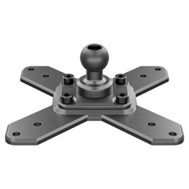 Tackform VESA Mount with 20mm Ball | 6061-T6 Billet Aluminum | Supports Both VESA 75 & 100 Patterns | 75x75 mm and 100x100 mm | NOT Compatible with 1" / B Sized Systems