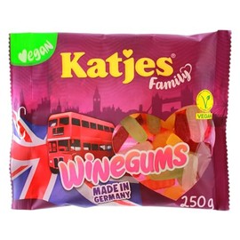 Katjes Family Winegums Vegan, Pack of 22 (22 x 250 g)