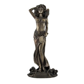 Veronese Design 9.5 Inch Tall Oshun The Orisha of Love, Marriage, and Fertility Cold Cast Resin Antique Bronze Finish