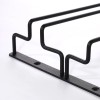 Uten 4 Rows Wine Glass Racks Under Cabinet Wall Mounted