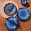 Porcelain Dessert Appetizer Plates Ceramic Dinner Plates Set 7.5 Inch