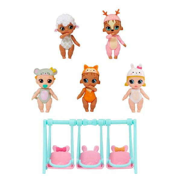 Baby Born Surprise Mini Babies Woodland-Themed Bundle - Value Playset with 5 Collectible Mini Baby Dolls, for Kids Ages 3 and Up