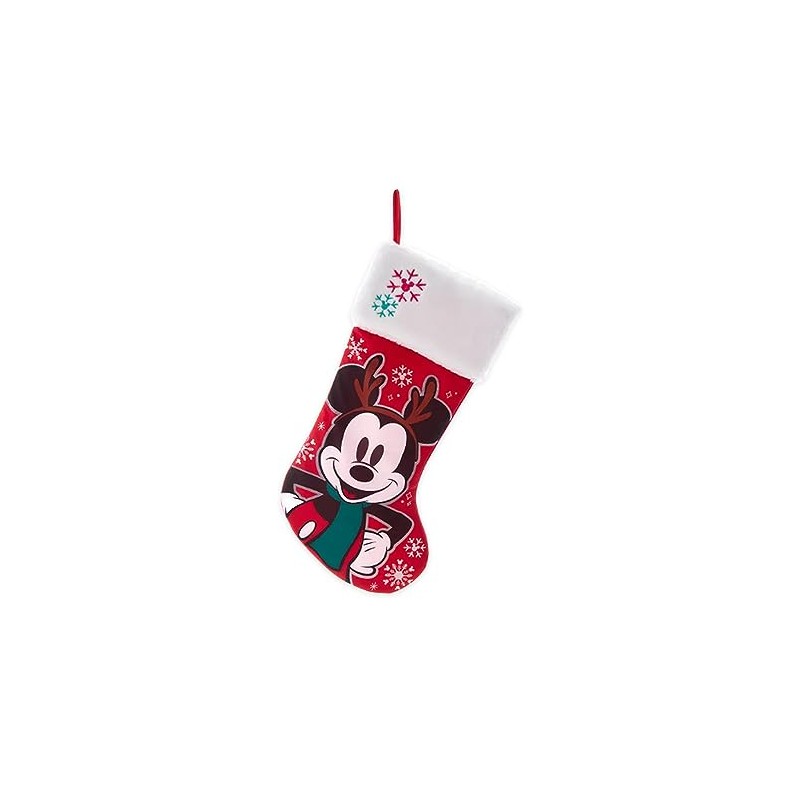 Kurt Adler 19 Inch Mickey Embroidered Cuff Stocking