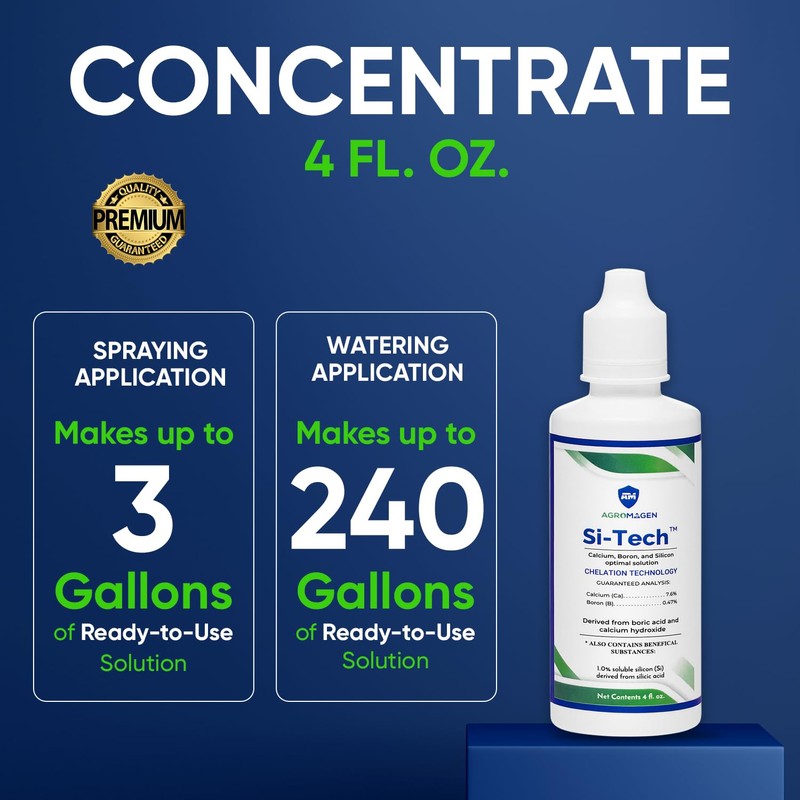 AgroMagen, Si-Tech Silica, Mono-Silicic Acid Plant Nutrient Solution with Chelation