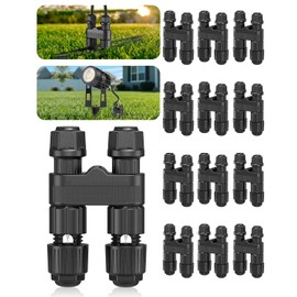 HIBOITEC Low Voltage Wire Connector Landscape Lighting Connectors Waterproof 12-18 Gauge Low Voltage Landscape Wire Connectors for Outdoor Garden Yard Path Lights, 12 Pack