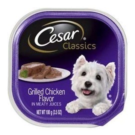 Cesar Canine Cuisine Grilled Chicken Flavor Wet Dog Food (Pack of 4)