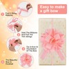 RIBBOOO 20pcs 7 Inch Pull Bows Pastel Pink Gift Wrap