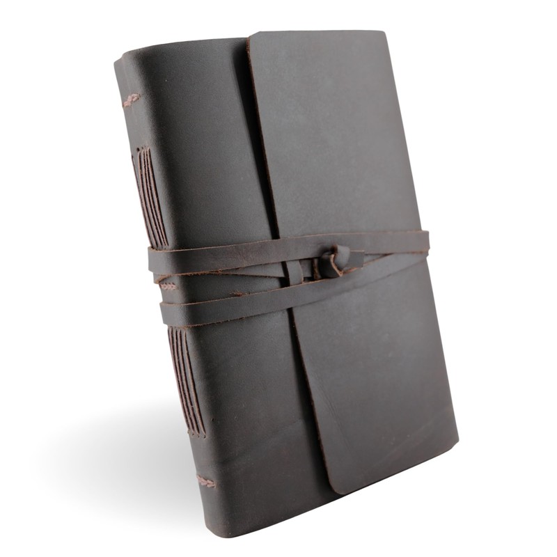ThoughtSpace Journals Prayer Journal for Men - Leather Journal Notebook