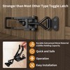 4Pack Heavy Duty Toggle Clamp Latch,4003 Style 1320lbs Capacity Pull