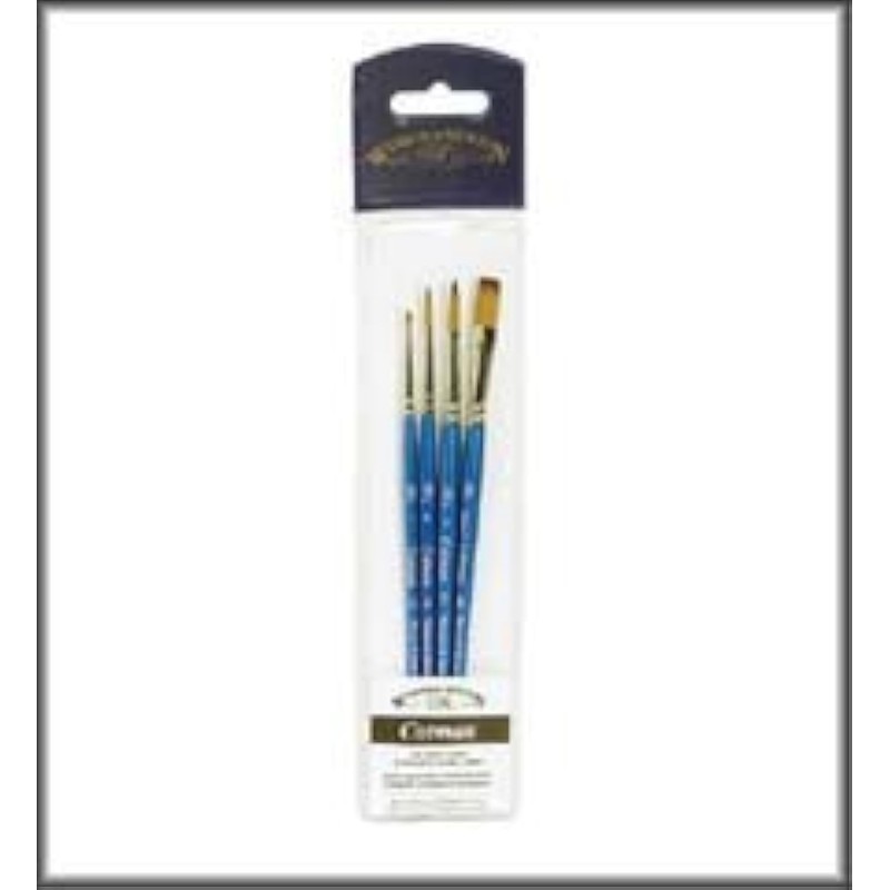 Winsor & Newton Pincel de Mango Corto, Redondo 1, 4