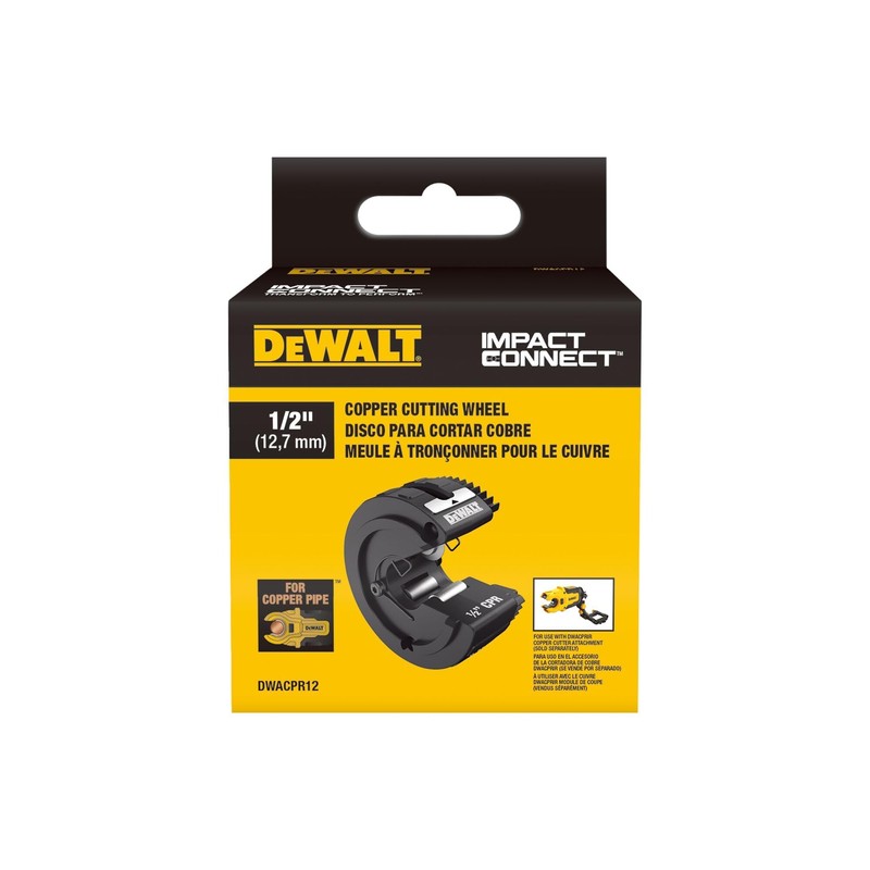 DEWALT Impact Connect Copper Cutter Wheel, Tube Cutter Wheel, 1/2