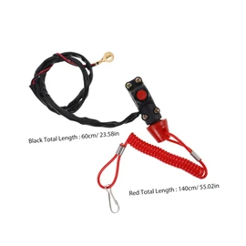 BUGUUYO 1 Set Wire Safety Switch Emergency Kill Switch for Boat Motors Motorcycles Durable Easy to Install Compatible with Engines Enhanced Performance Stability