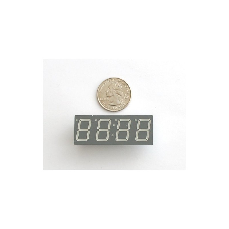 Adafruit Yellow 7-segment clock display - 0.56" digit height [ADA811]