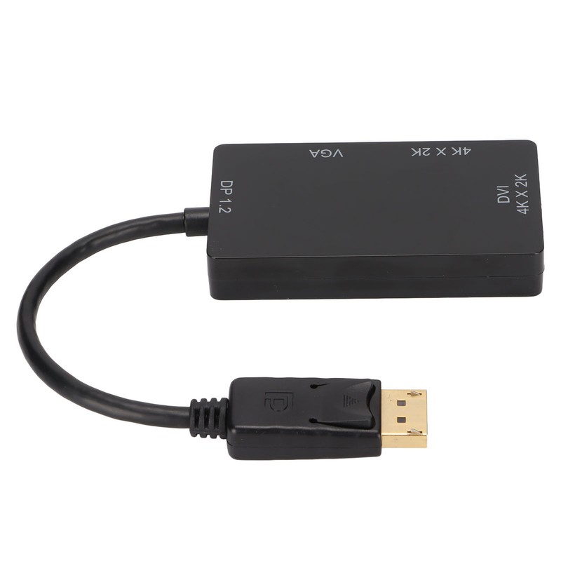 DisplayPort to VGA Video Adapter 3 in 1 Portable DP