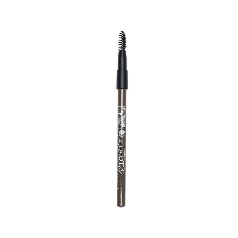 Eyebrow pencil with brush n.28: dark shades Tips PuroBio