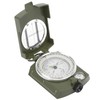DC60‑2A Aluminium Alloy Foldable Multifunctional Luminous Compass Outdoor SuppliesArmy Green