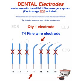 Bonart 1 ( T4 )  DENTAL Electrode  - use with the ART-E1 Electrosurgery system