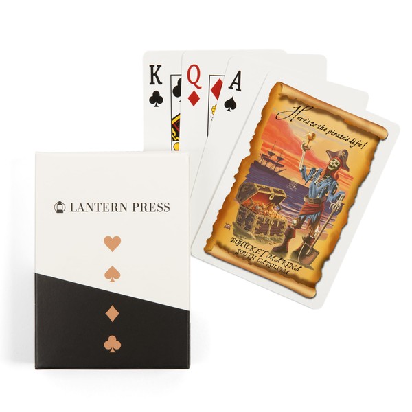 Lantern Press Bohicket Marina, South Carolina, Pirate Plunder (52 Playing