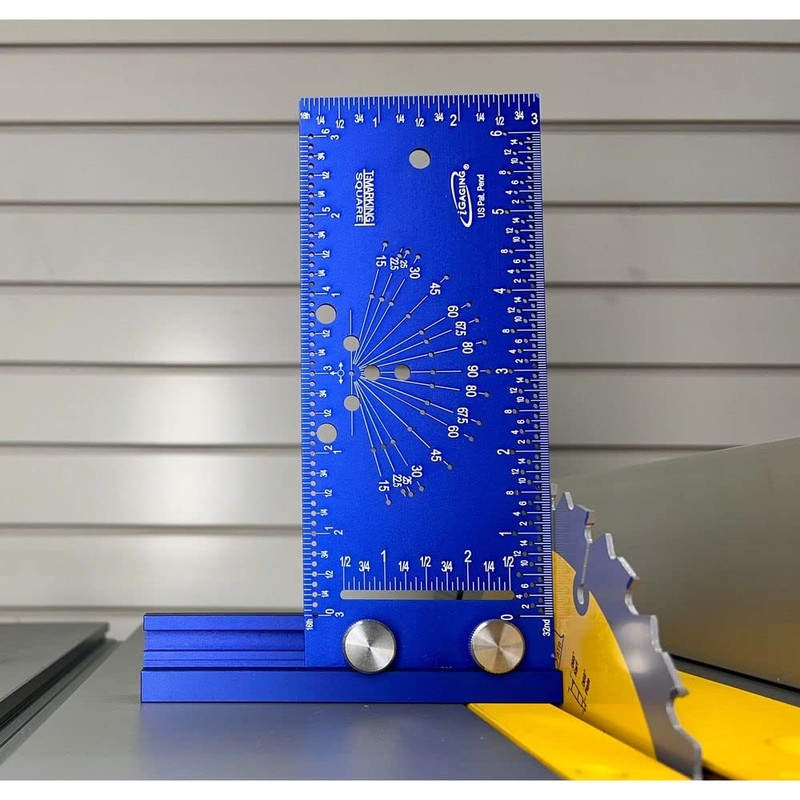 iGaging T-Marking Square Rule Bevel Gauge Center Finder Set EZ