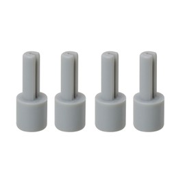DGBRSM 4PCS 6mm D Shaft Hole Mixer Potentiometer Extension Shaft Plastic Gray Mixing Console Accessories